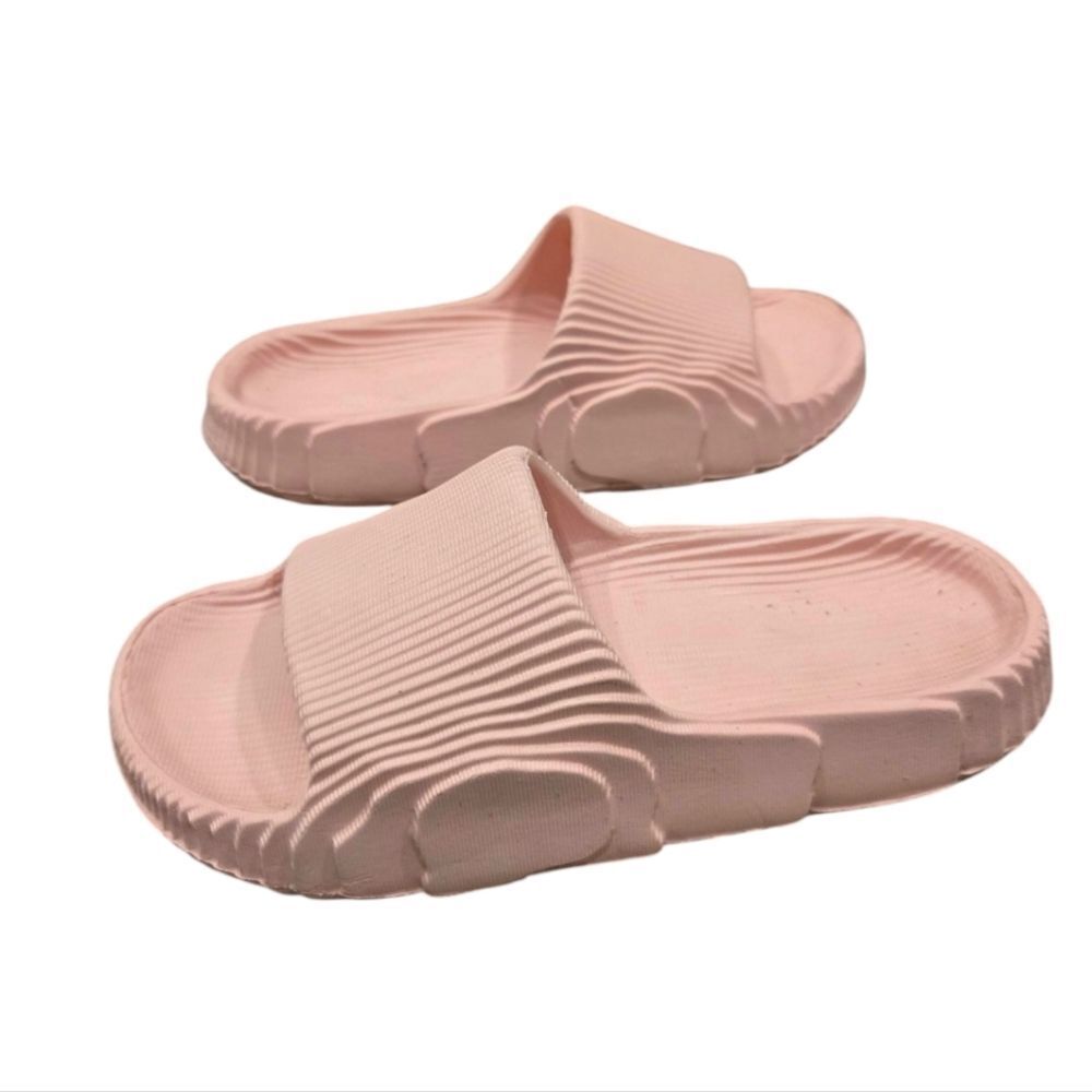 Women's Pink Slide Sandals - Lightweight Comfort